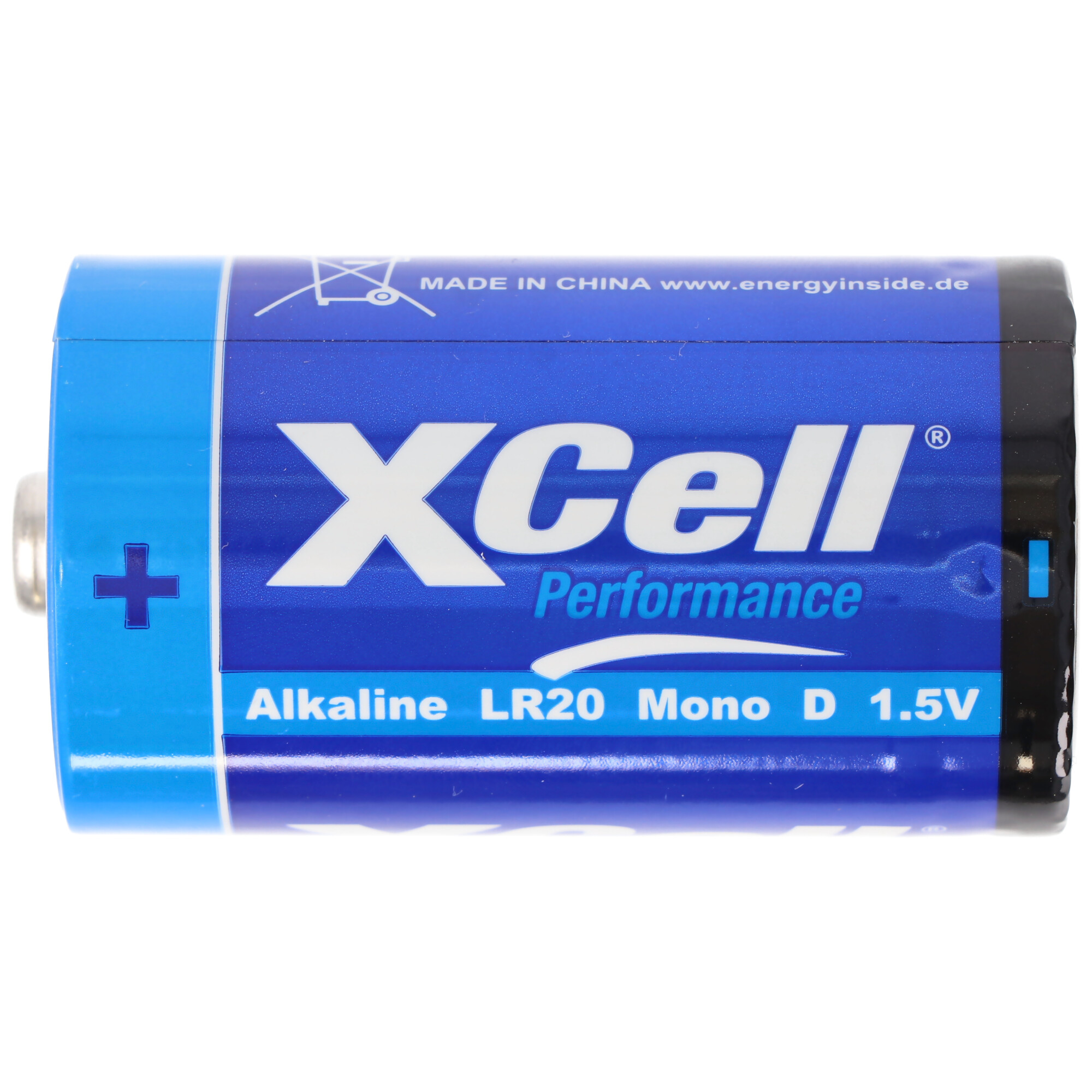 Batterie Alkaline Mono, LR20, D, 61,5x34,2mm, 2er Blister