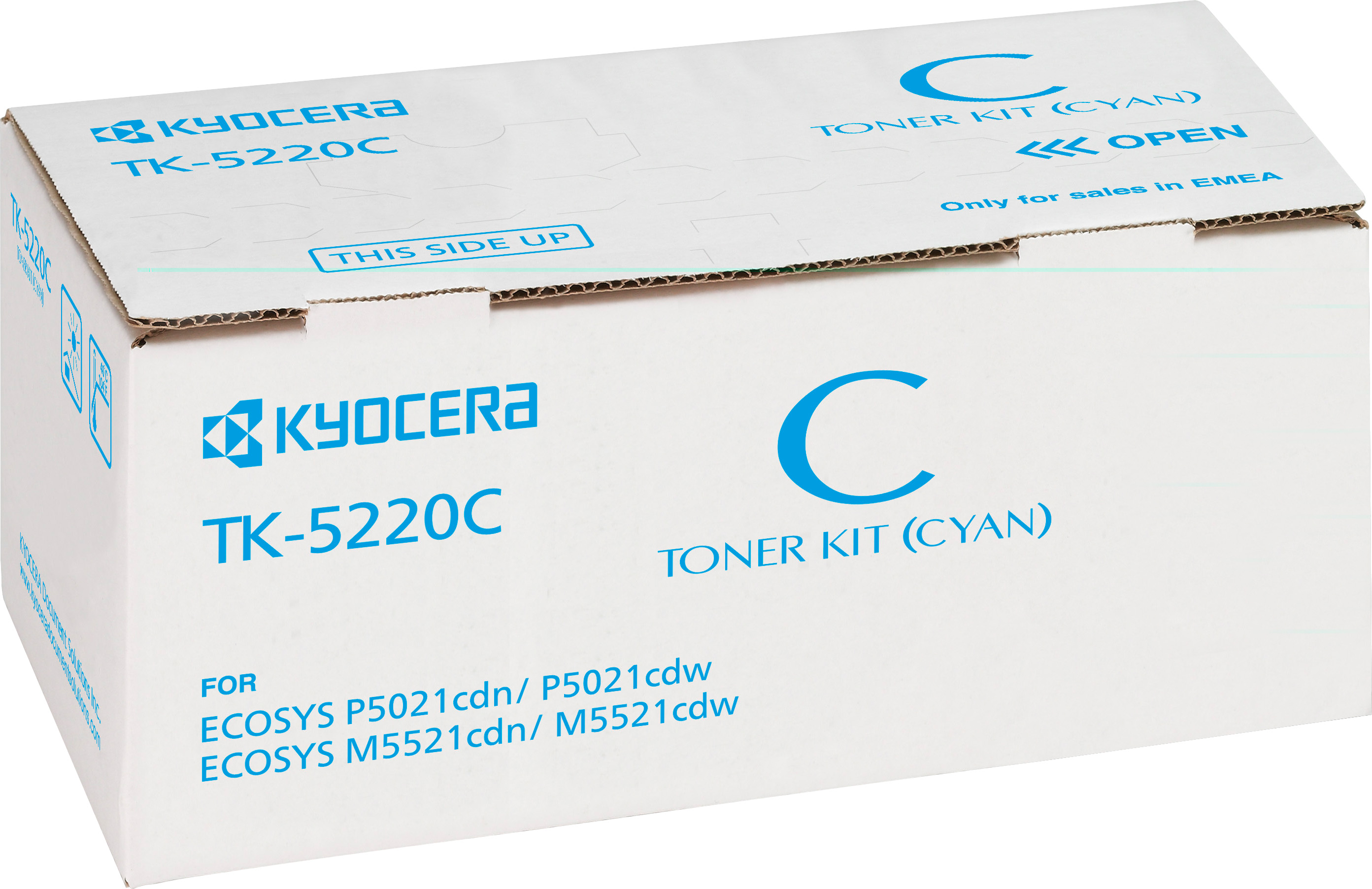 Kyocera Lasertoner TK-5220C cyan 1.200 Seiten