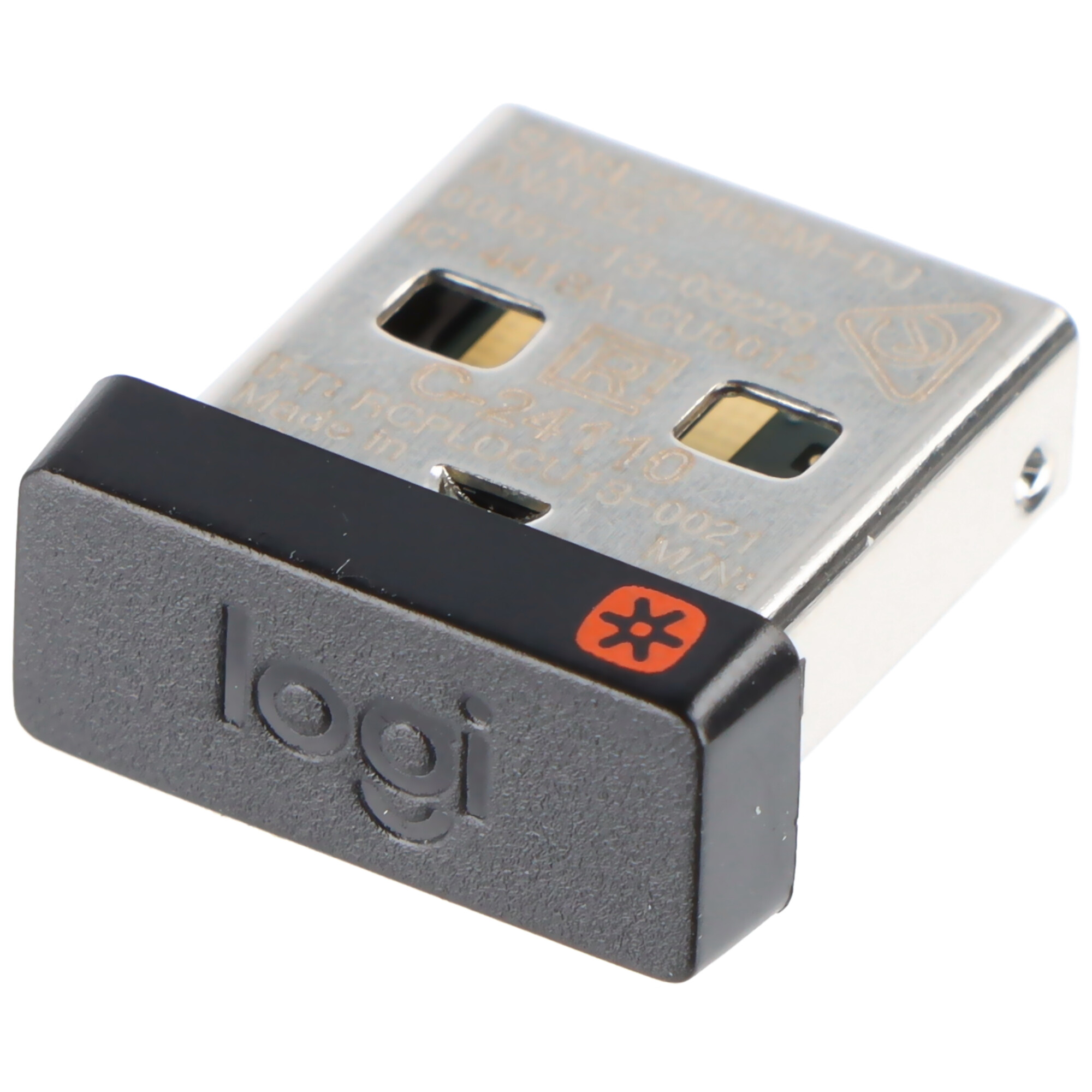 Logitech USB Receiver, Wireless, Unifying für Tastaturen, Mäuse, Retail