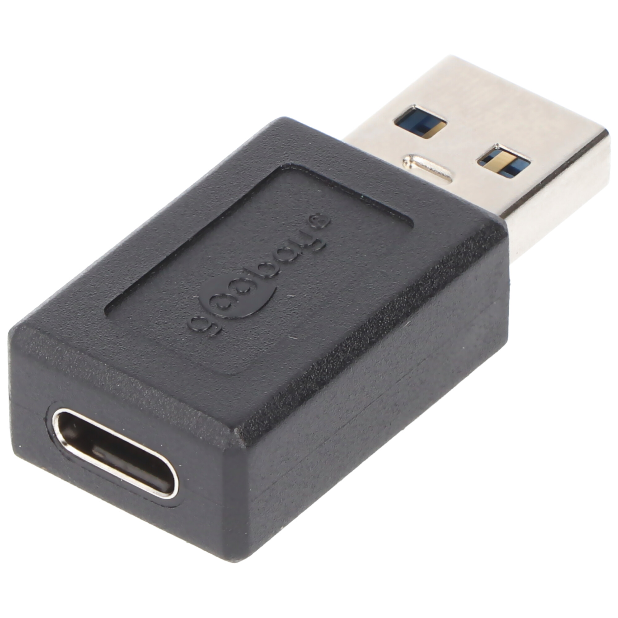 USB 3.0 SuperSpeed Adapter auf USB-C, schwarz USB-C-Buchse > USB 3.0-Stecker (Typ A)