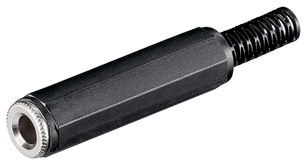 Goobay Klinkenkupplung - 6,35 mm - stereo - 6,35-mm-Klinkenbuchse (3-polig, stereo)