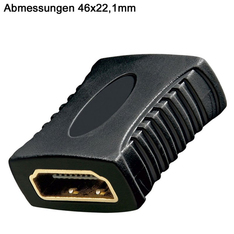 HDMI Adapter HDMI™ A-Buchse auf HDMI™ A-Buchse