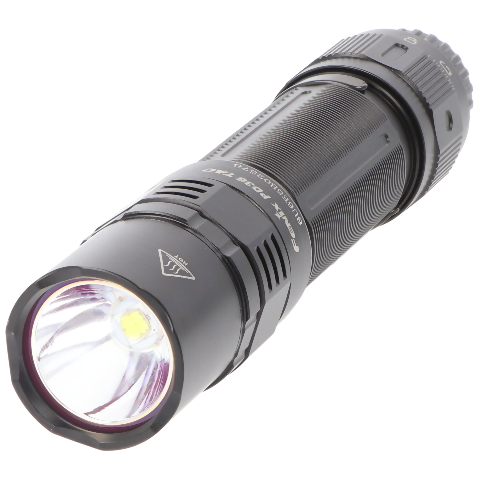 Fenix PD36 TAC LED-Taschenlampe, taktische Taschenlampe, mit Einhanddrehschalter, max. 3000 Lumen, inklusive ARB-L21-5000U Li-Ion Akku