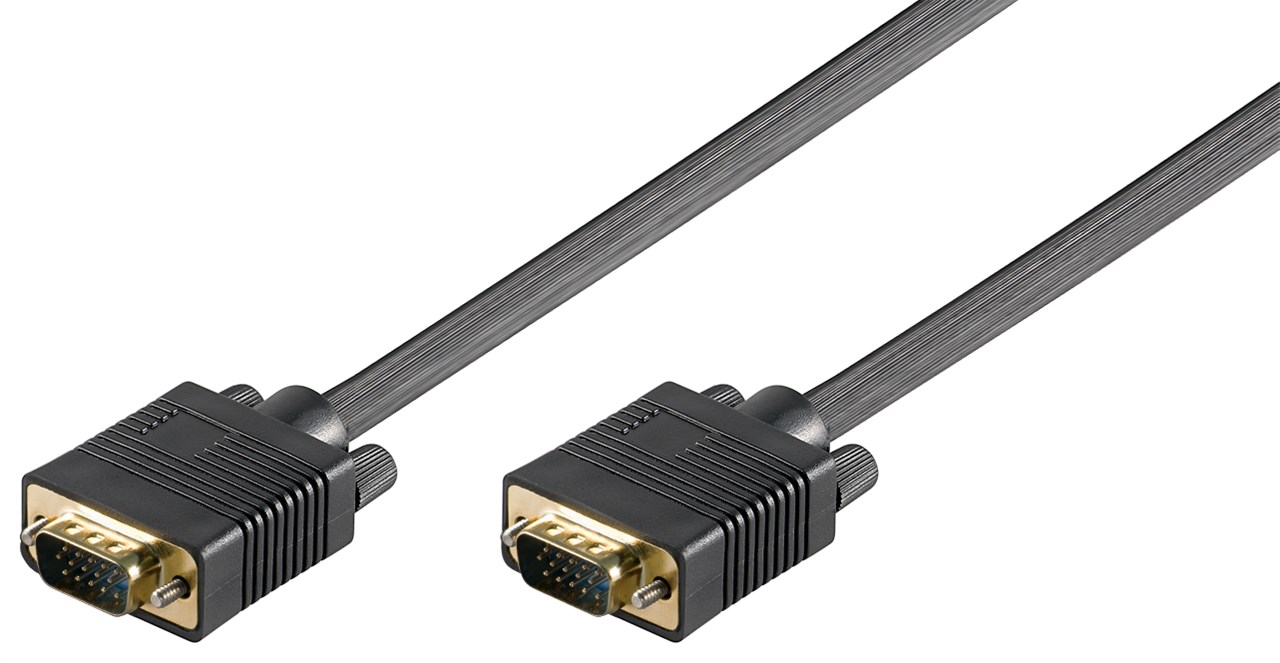 Goobay Full HD SVGA Monitorkabel, vergoldet - VGA-Stecker (15-polig) > VGA-Stecker (15-polig)