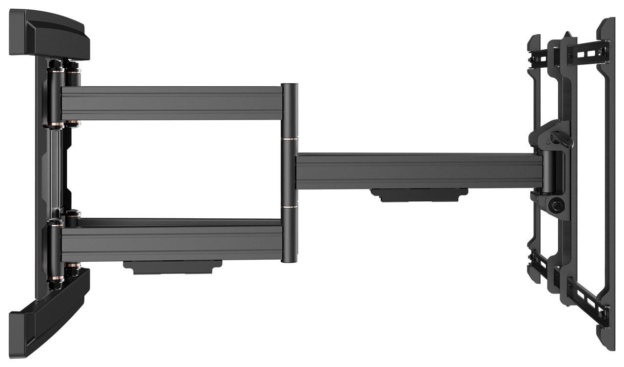 Goobay TV-Wandhalterung Pro FULLMOTION (L) wide Range - Halterung für Fernseher von 37 bis 70 Zoll (94-178 cm), vollbeweglich (schwenkbar und neigbar) bis 70 kg