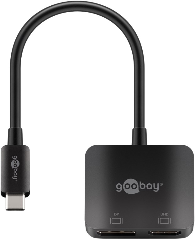 Goobay USB-C™-Adapter auf DisplayPort und HDMI™ - USB-C™-Stecker > HDMI™-Buchse (Typ A)