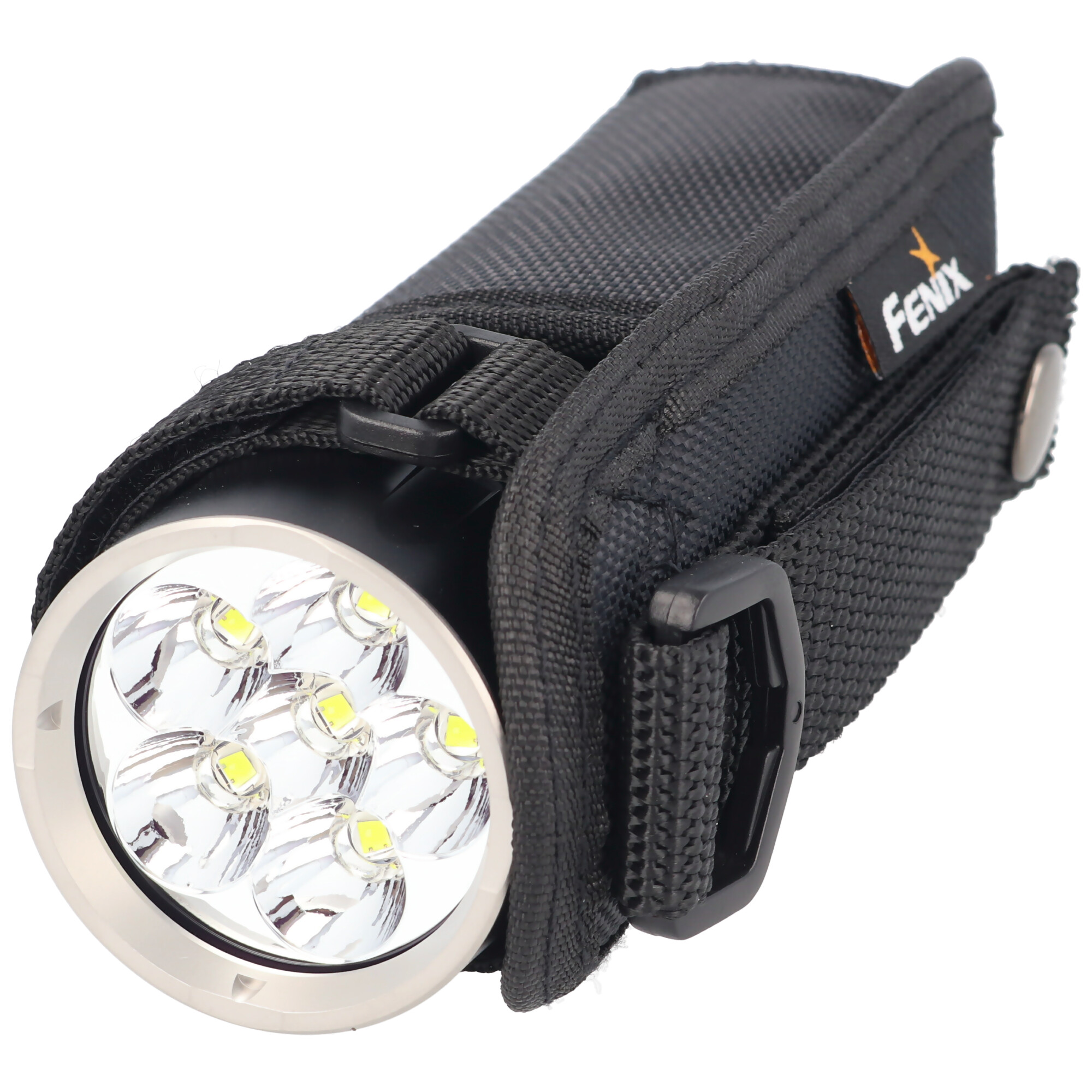 Fenix LR35R LED Taschenlampe max. 10000 Lumen Helligkeit, inklusive 2 x 21700 Li-Ion Akkus mit besonders hoher Leistung