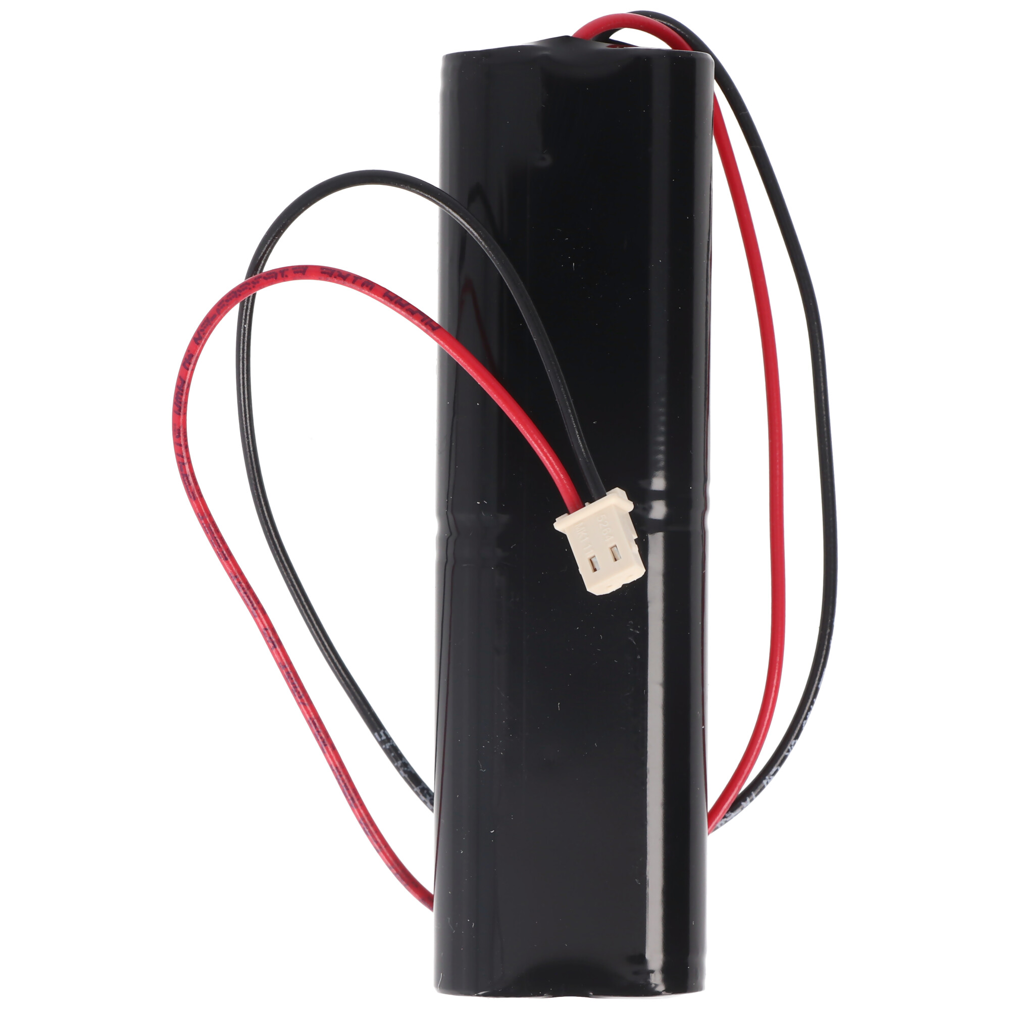 NiMH Akkupack passend für Not- und Sicherheitsbeleuchtung mit 4,8 Volt Spannung und 1600mAh Kapazität, Abmessungen 100x15x30mm, Molex 50-37-5023 Stecker
