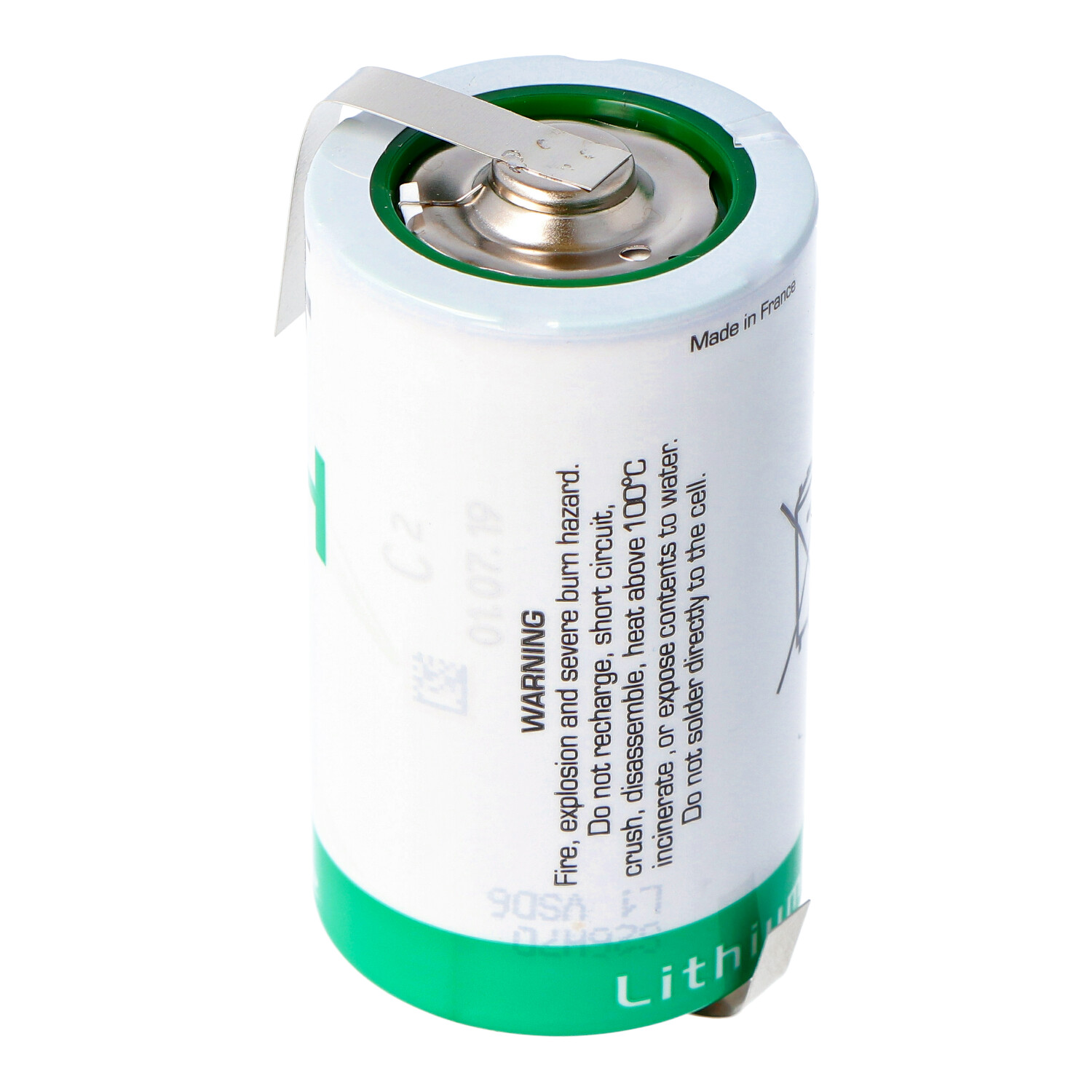 SAFT LSH 20 Lithium Batterie 3.6V Primary LSH20 mit Z-Lötfahnen