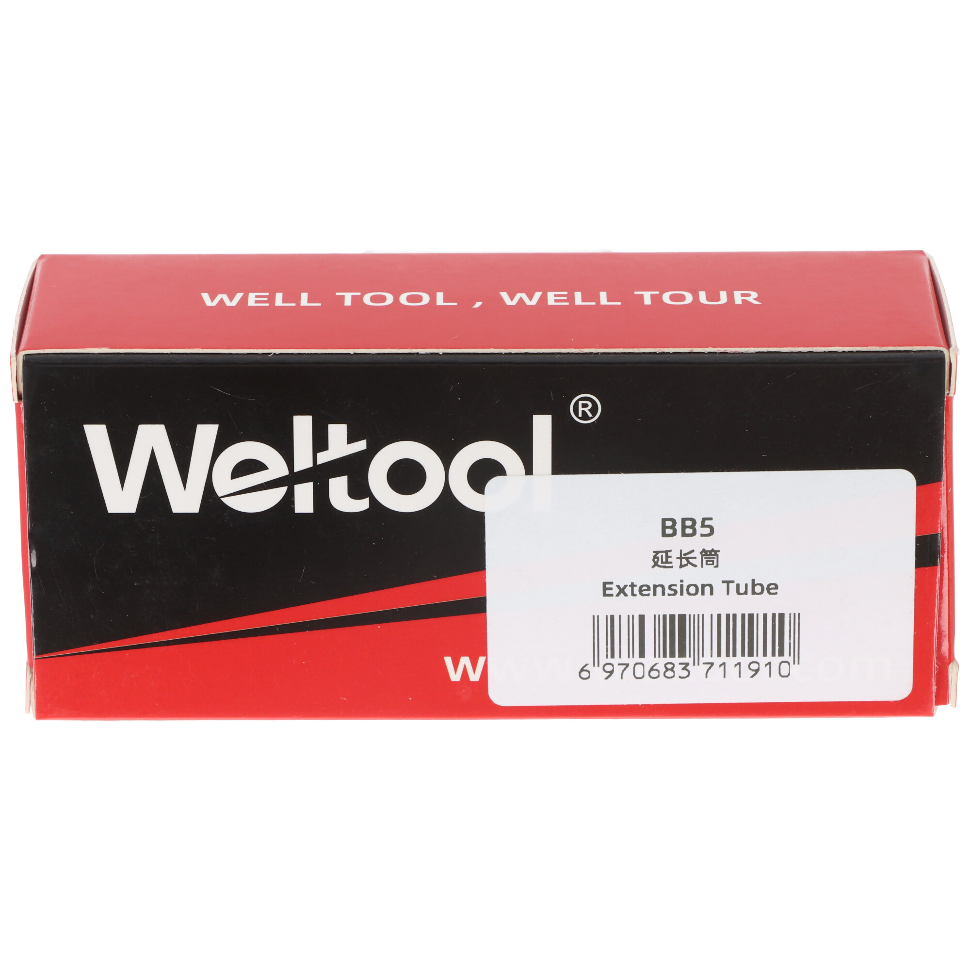 Weltool Extension Tube BB5, Weltool BB5, Verlängerungsrohr für die W5, W5pro LEP Laser Taschenlampe