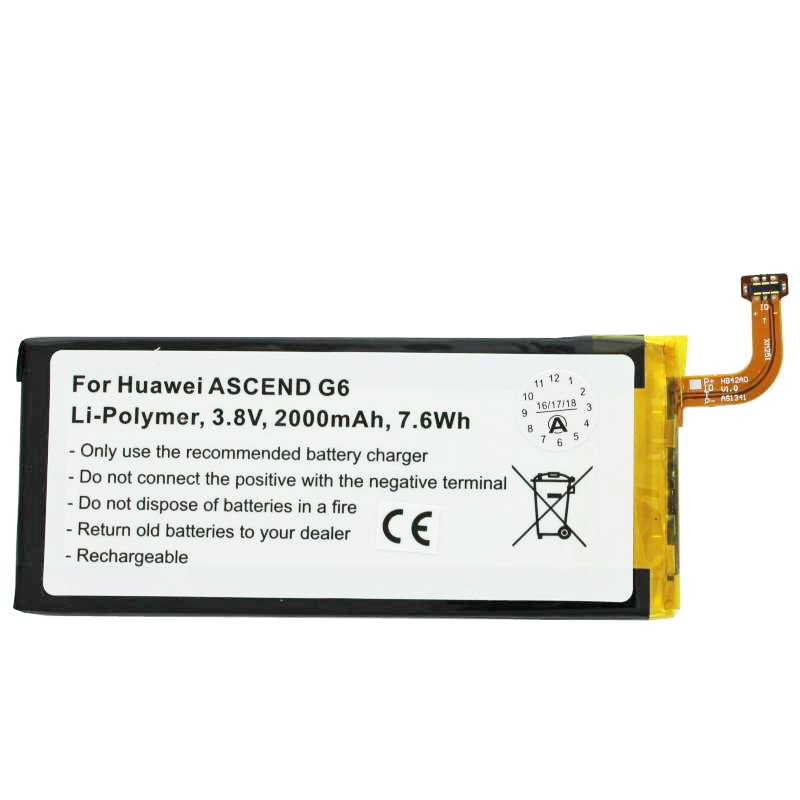 Akku passend für Huawei Ascend G6 Akku, Ascend P6, Ascend P7