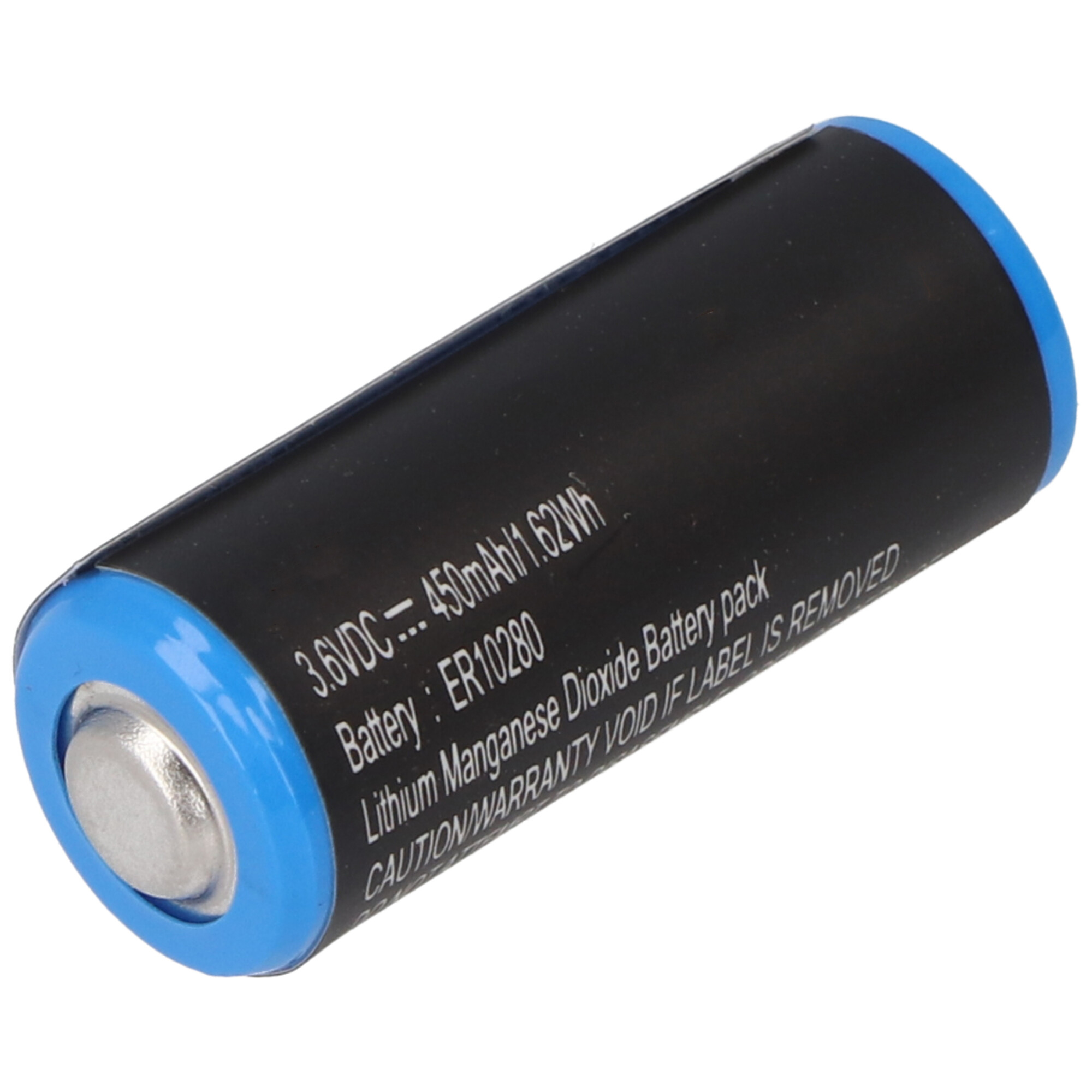 ER10280 LiSOCl2 Batterie 3,7 Volt 1,68Wh 450mAh, Abmessungen ca. 28 x 10mm