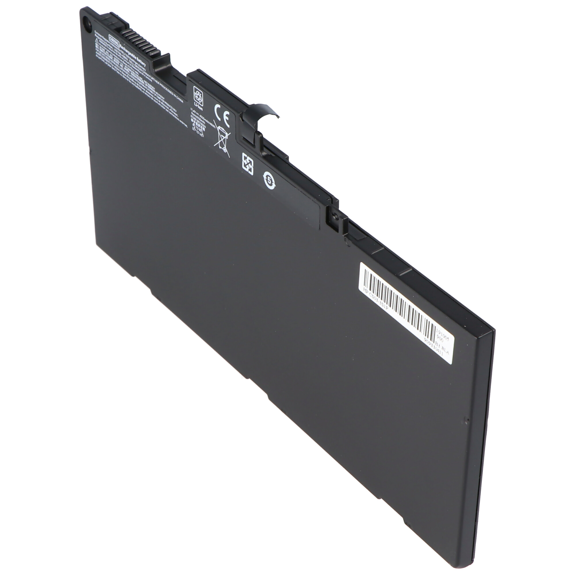 Akku passend für HP EliteBook 745 G3, Li-Polymer, 11,4V, 4050mAh, 46,5Wh, built-in, ohne Werkzeug