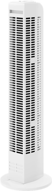 Goobay Turmventilator - oszillierender, leiser Säulenventilator mit Stromkabel