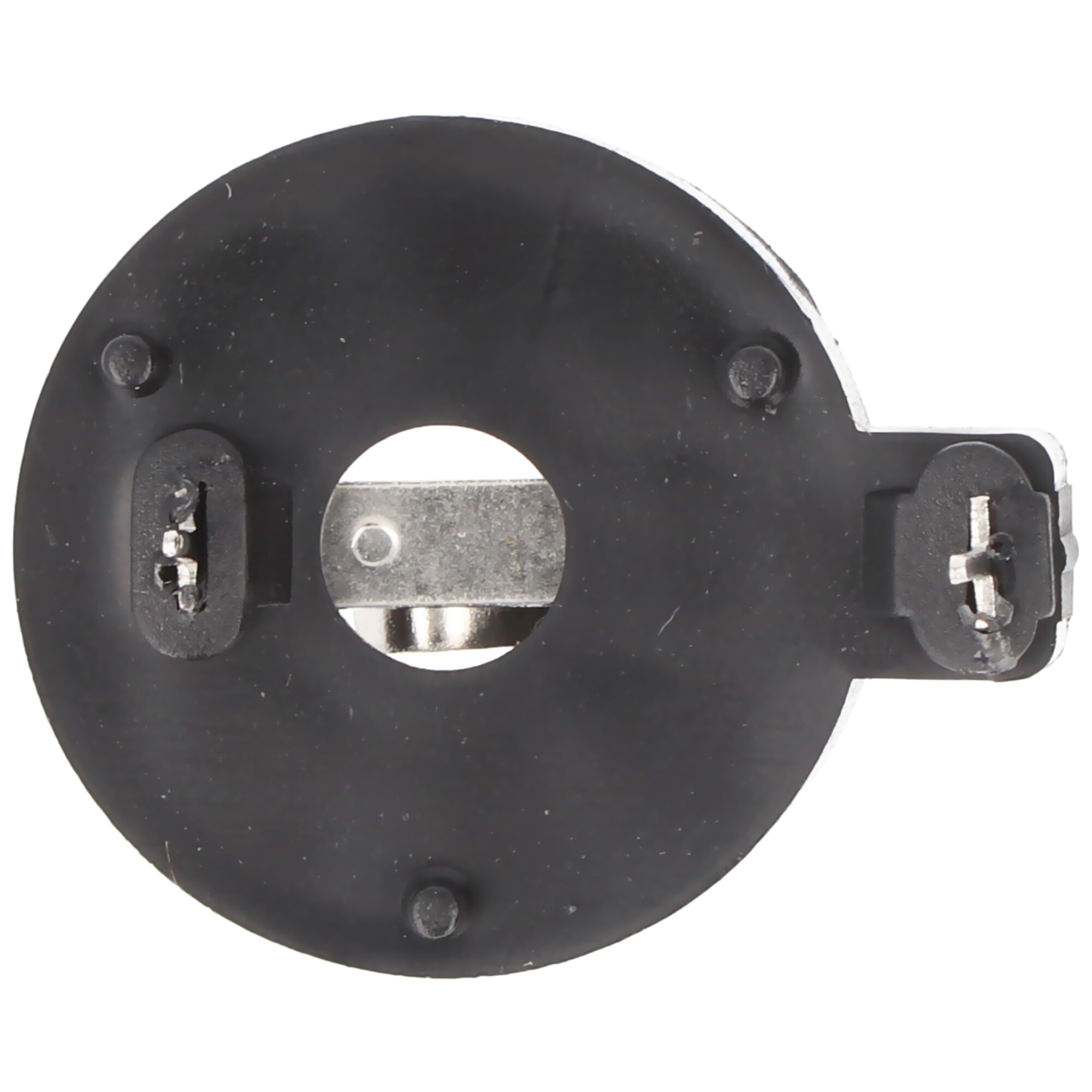 Goobay CR2012-CR2032 Knopfzellenhalter - max. 20 mm, Schwarz, Printmontage, horizontal (2-Pin)