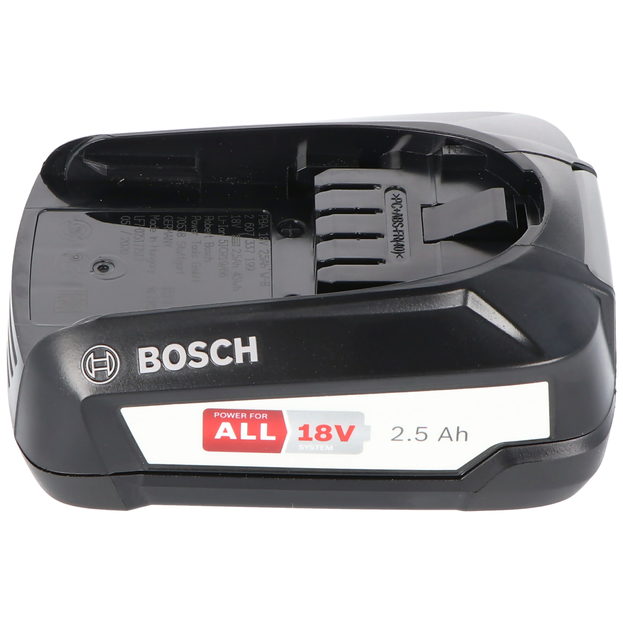 Bosch 18 Volt Ersatz Akku 2,5 Ah passend für alle Geräte des grünen Bosch Home und Garden Li-Ion 18 Volt Systems
