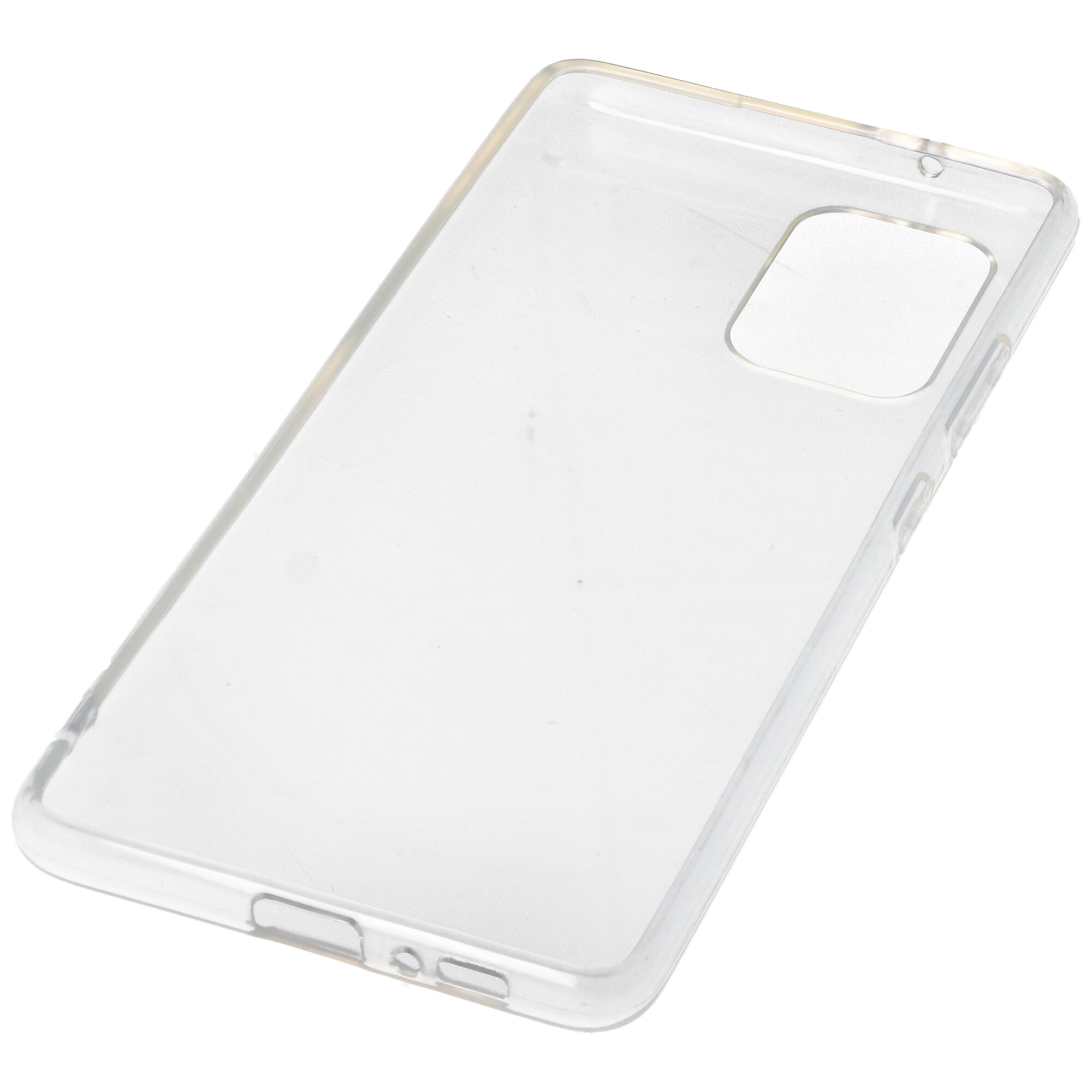 Hülle passend für Samsung Galaxy S10 Lite - transparente Schutzhülle, Anti-Gelb Luftkissen Fallschutz Silikon Handyhülle robustes TPU Case