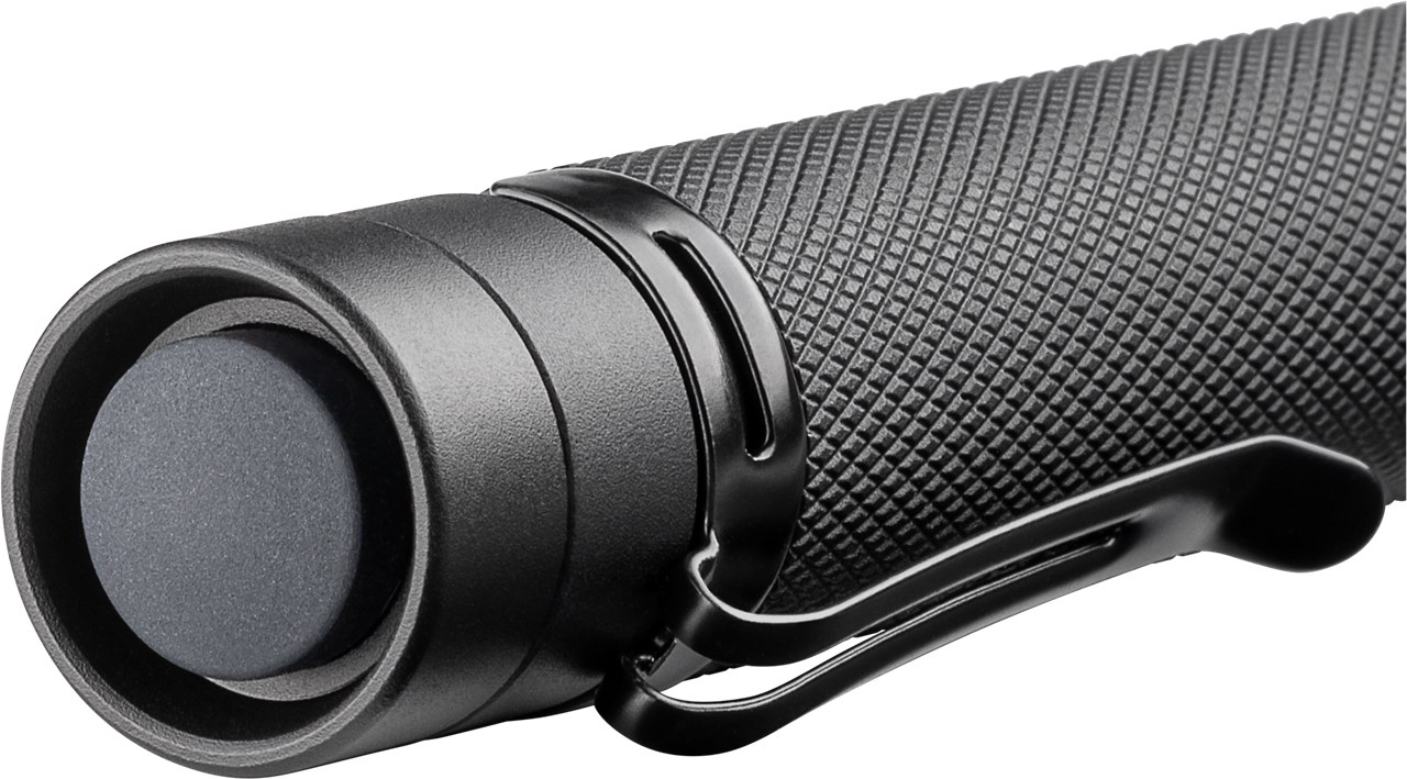 Goobay LED-Taschenlampe Zoom 120 - Ideal für Freizeit, Sport, Camping, Angeln, Jagd und Pannenhilfe