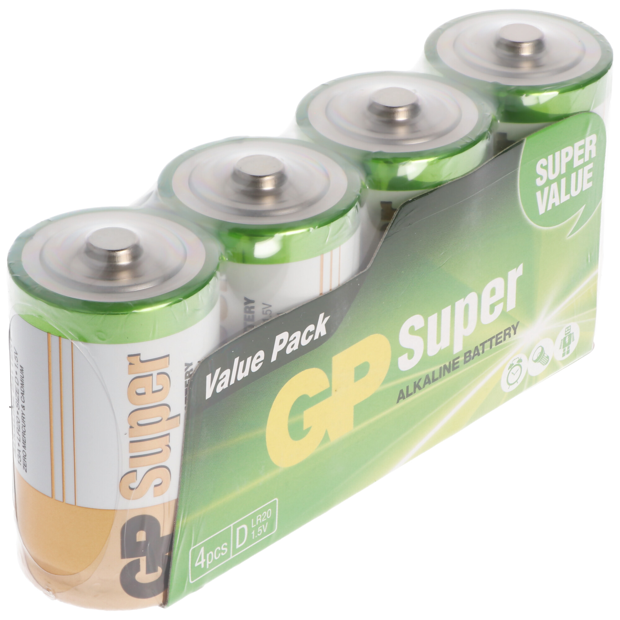 C Baby Batterie GP Alkaline Super 1,5V 4 Stück