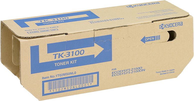 Kyocera Lasertoner TK-3100 schwarz 12.500 Seiten
