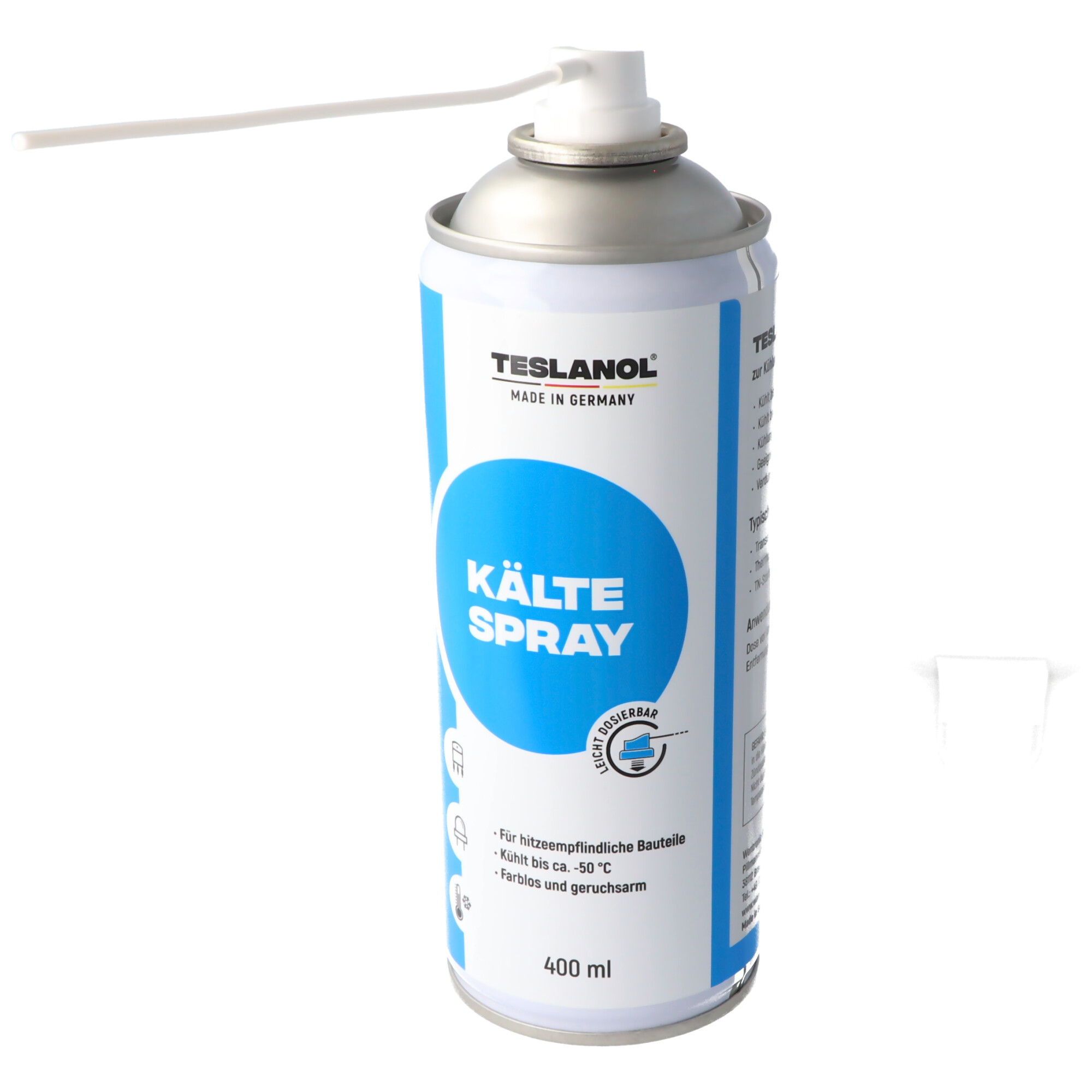 Teslanol Kältespray 400ml, zur Ortung von thermischen Fehlern in Elektrik und Elektronik