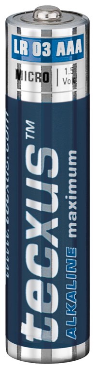 Tecxus LR03/AAA (Micro) - Alkali-Mangan Batterie (Alkaline), 1,5 V
