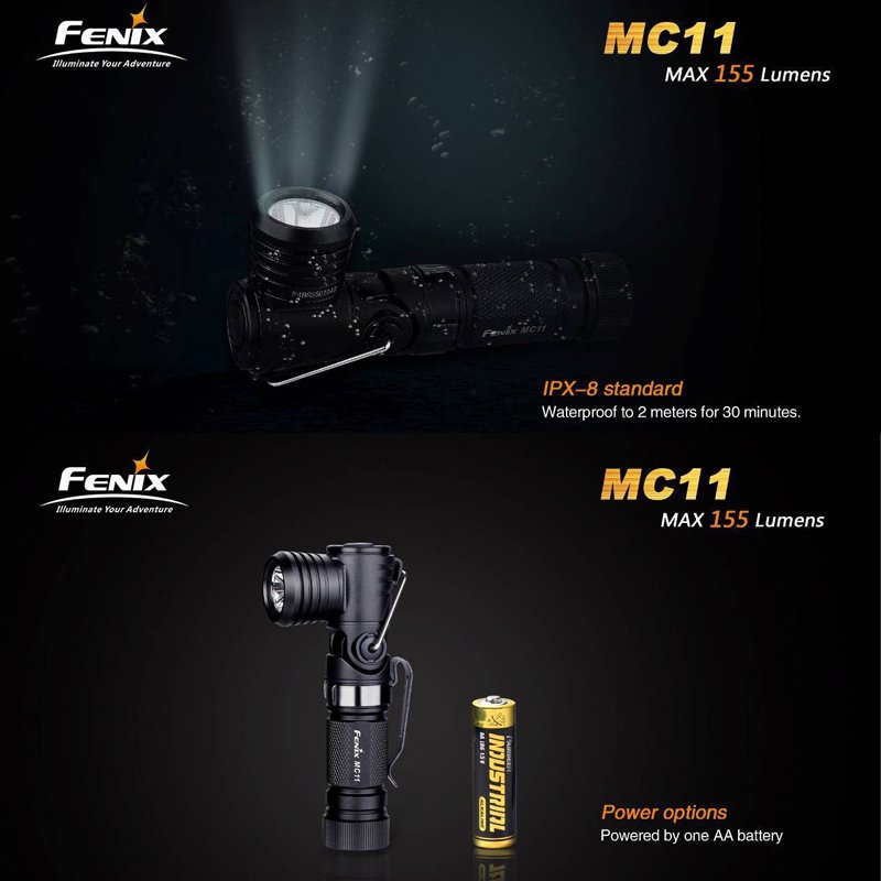 Fenix MC11 2014 LED Anglelight, ersetzt bzw. Nachfolger der MC10