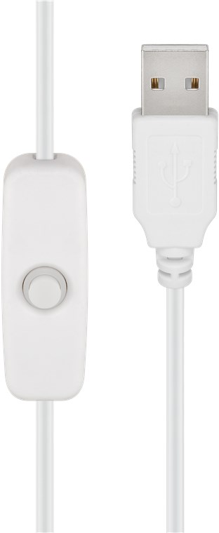 Glasglocke mit LED-Micro-Lichterkette - mit Holzsockel, USB-Kabel 115 cm, Lichterkette 5 m mit 50 Micro-LEDs in Warmweiß (2700 K) und Schalter (Ein/Aus)