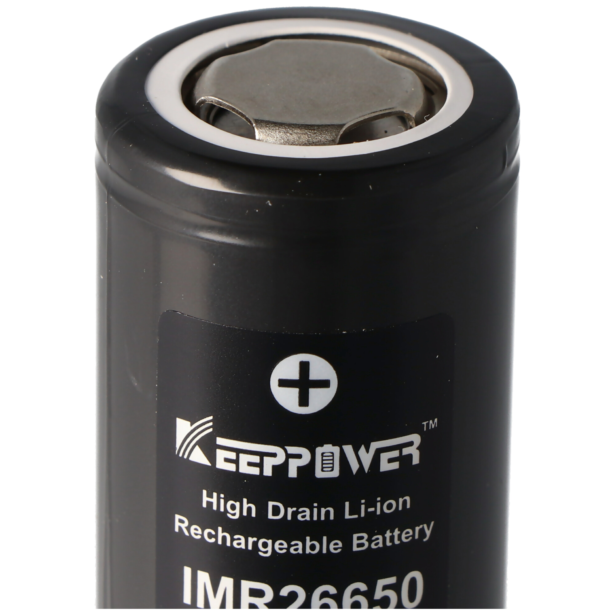 Keeppower IMR26650 5200mAh, 15A, 3,6V - 3,7V Li-Ion-Akku, 67,2 x 26,5mm