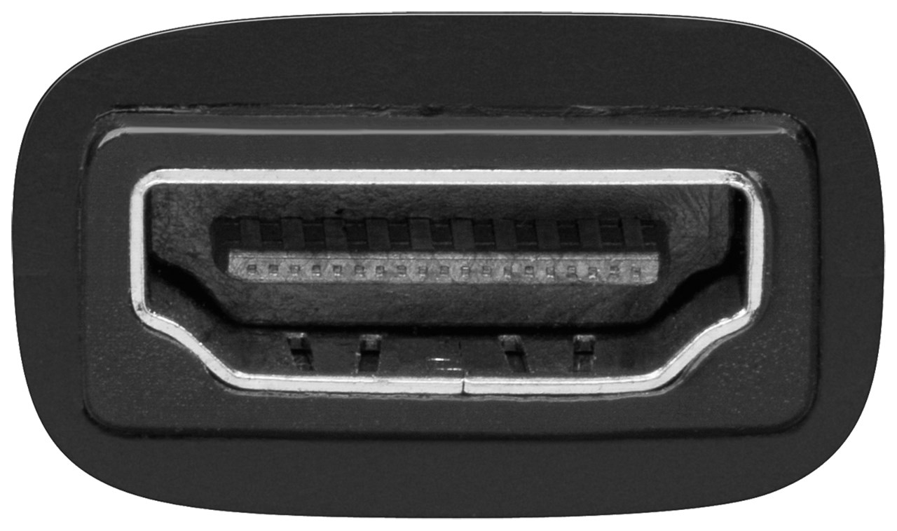 Goobay HDMI™/DVI-D-Adapter, vernickelt - HDMI™-Buchse (Typ A) > DVI-D-Stecker Dual-Link (24+1 pin)