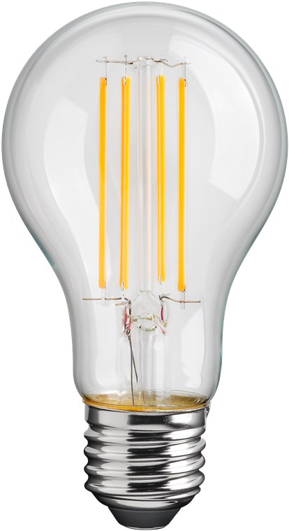 Goobay Filament-LED-Birne, 7 W - Sockel E27, warmweiß, nicht dimmbar