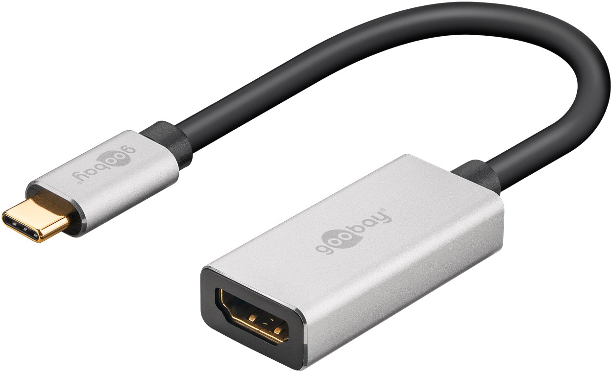 Goobay Adapter USB-C™ auf HDMI™ - USB-C™-Stecker > HDMI™-Buchse (Typ A)
