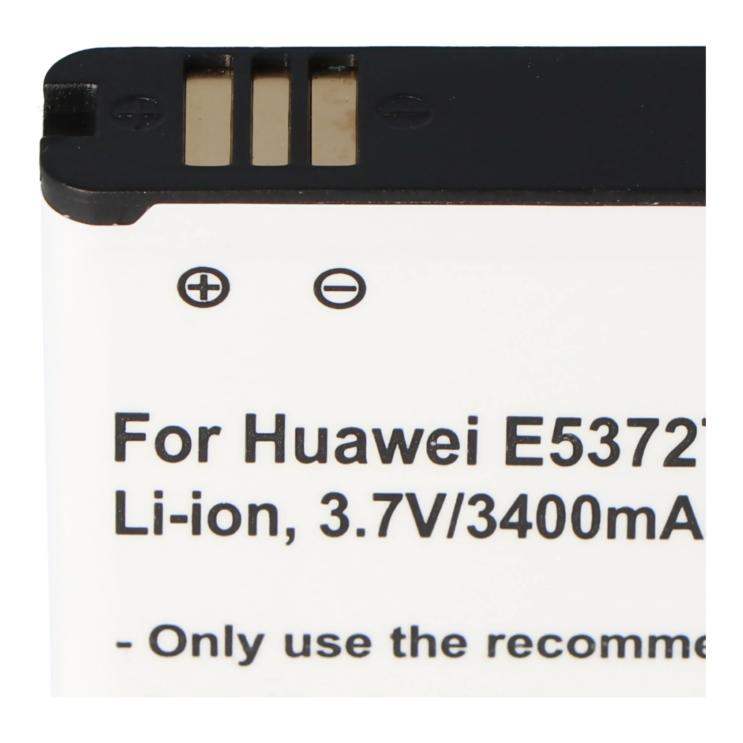 Akku passend für Huawei E5372T, E5372S, Li-Ion, 3,7V, 3400mAh, 12,6Wh