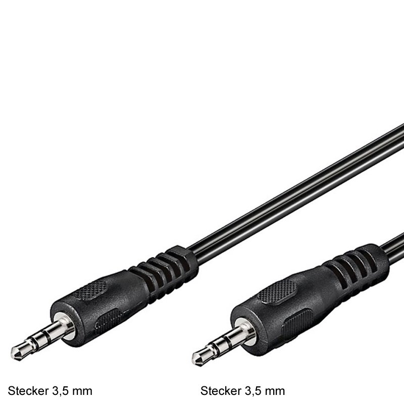 Audio-Video-Kabel 5 Meter mit Klinkenstecker 3,5mm
