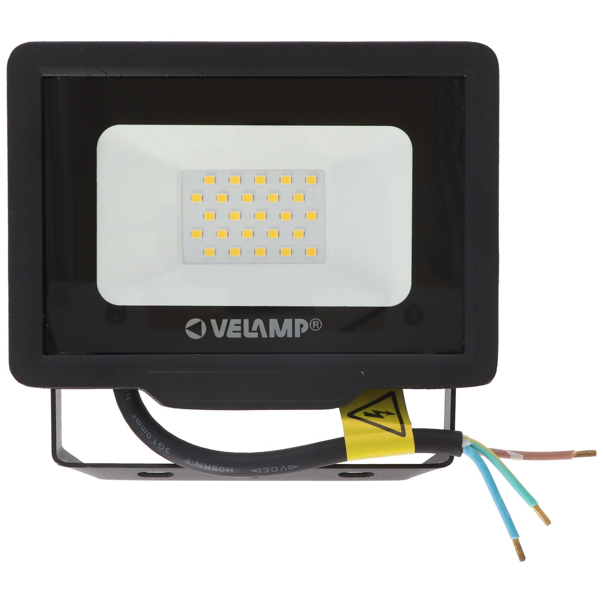 Velamp PADLIGHT5, SMD LED Strahler, 20W IP65, schwarz 4000K
