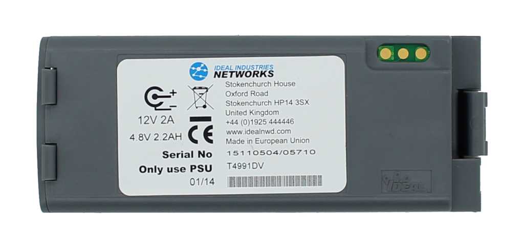 Zellentausch Messgeräteakku NiMH 4,8V 2200mAh passend für Ideal Networks LAN-Messgerät Signal TEK II