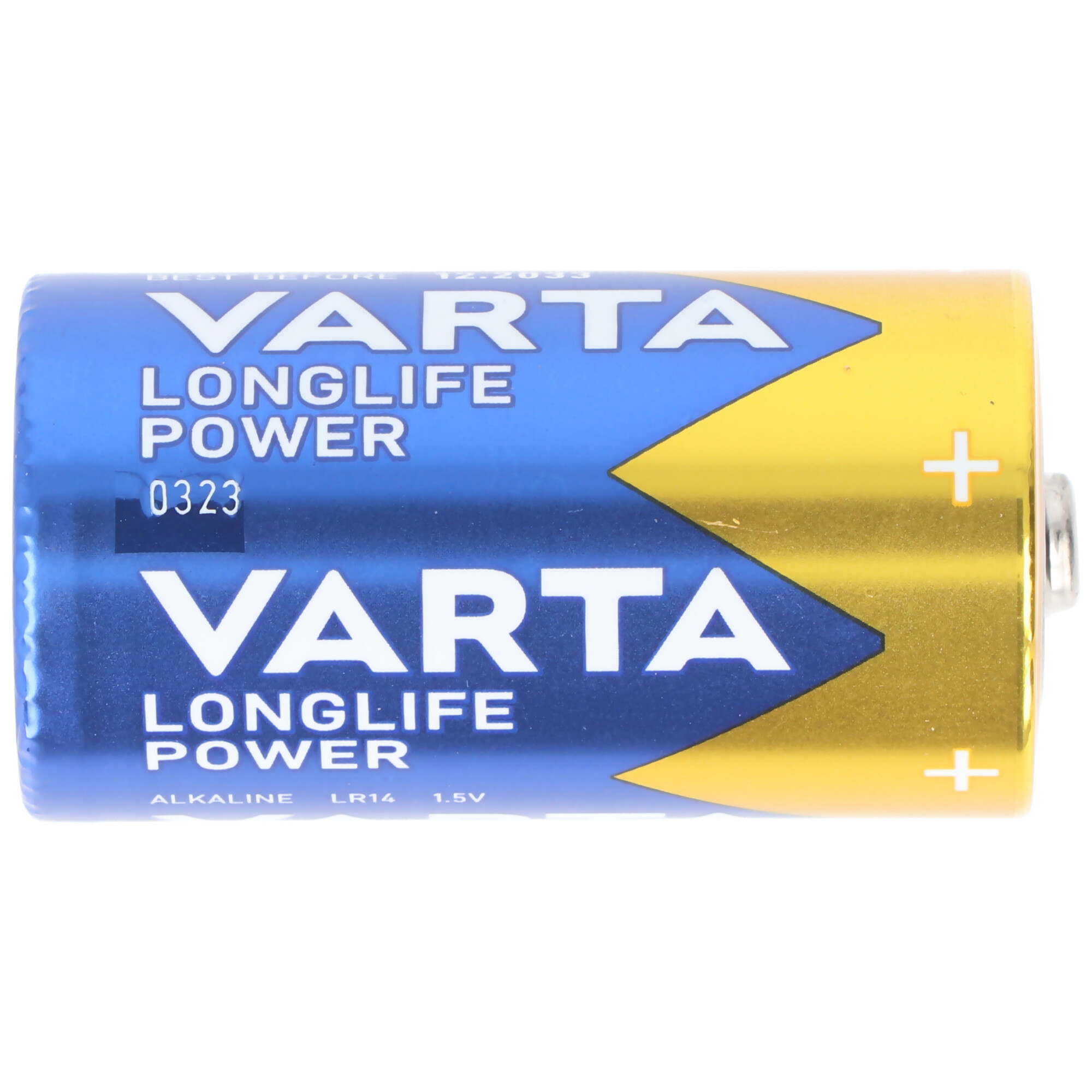 Varta Longlife Power (ehem. High Energy) Alkaline Batterie Baby, LR14, Size C lose Ware 1 Stück