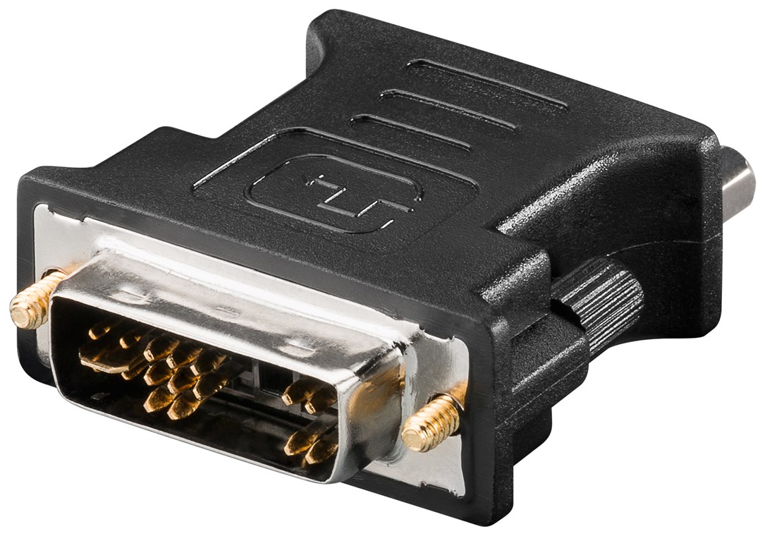 Goobay Analoger DVI-A/VGA-Adapter - DVI-A-Stecker (12+5 pin) > VGA-Buchse (15-polig)