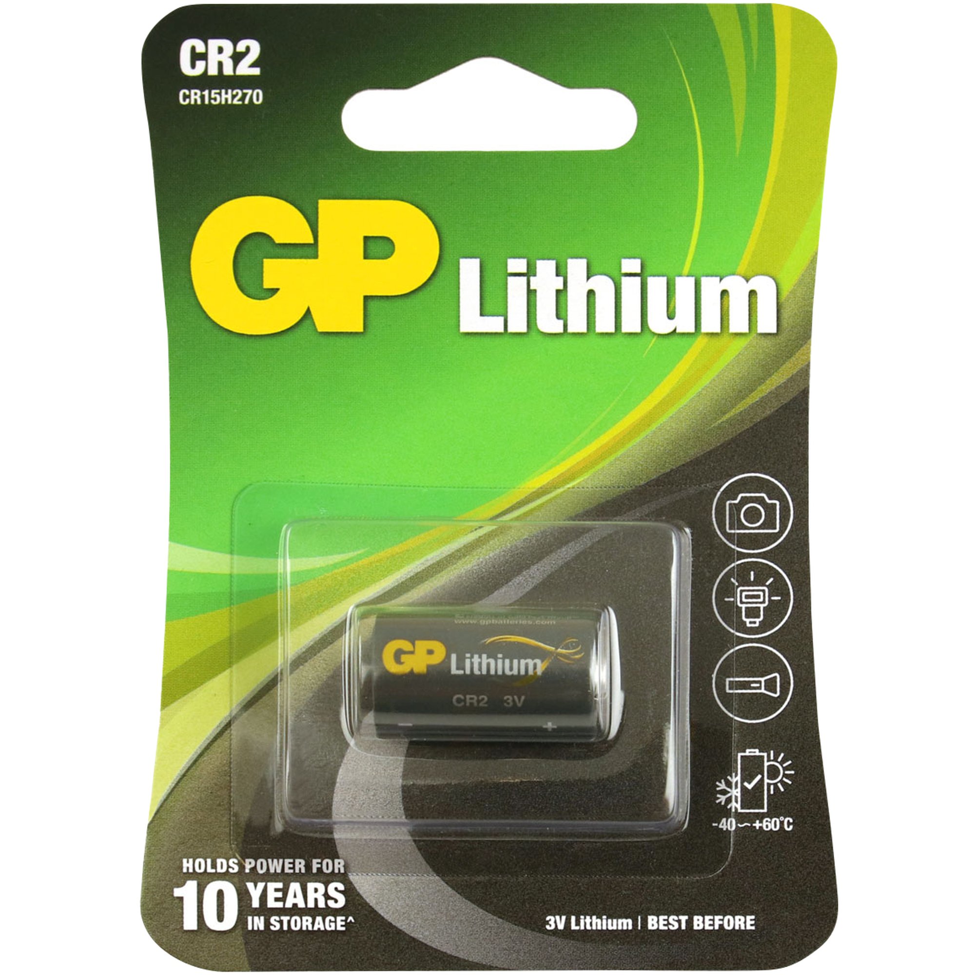 CR2 Batterie GP Lithium 3V 1 Stück