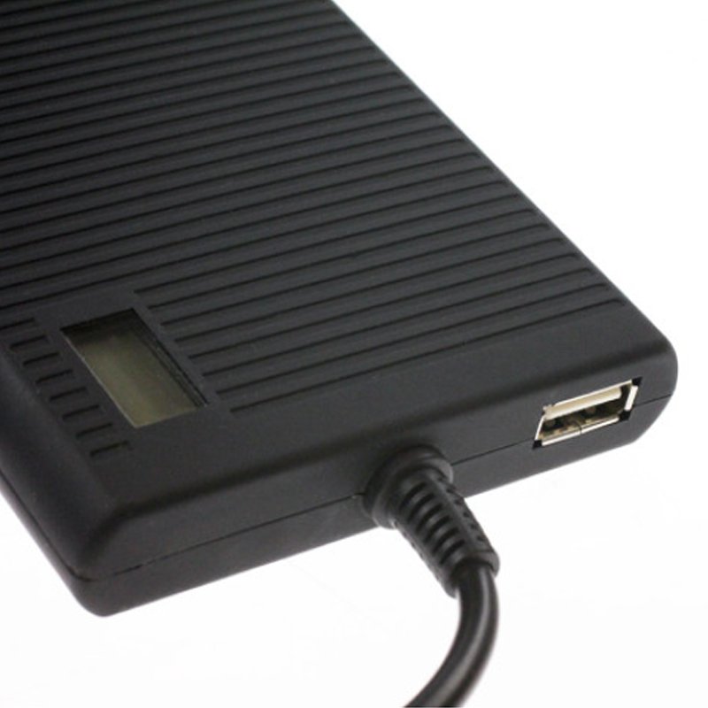 SILA Universal Netzteil für Laptop inkl. 15 Steckern mit zusätzlichem USB Ausgang
