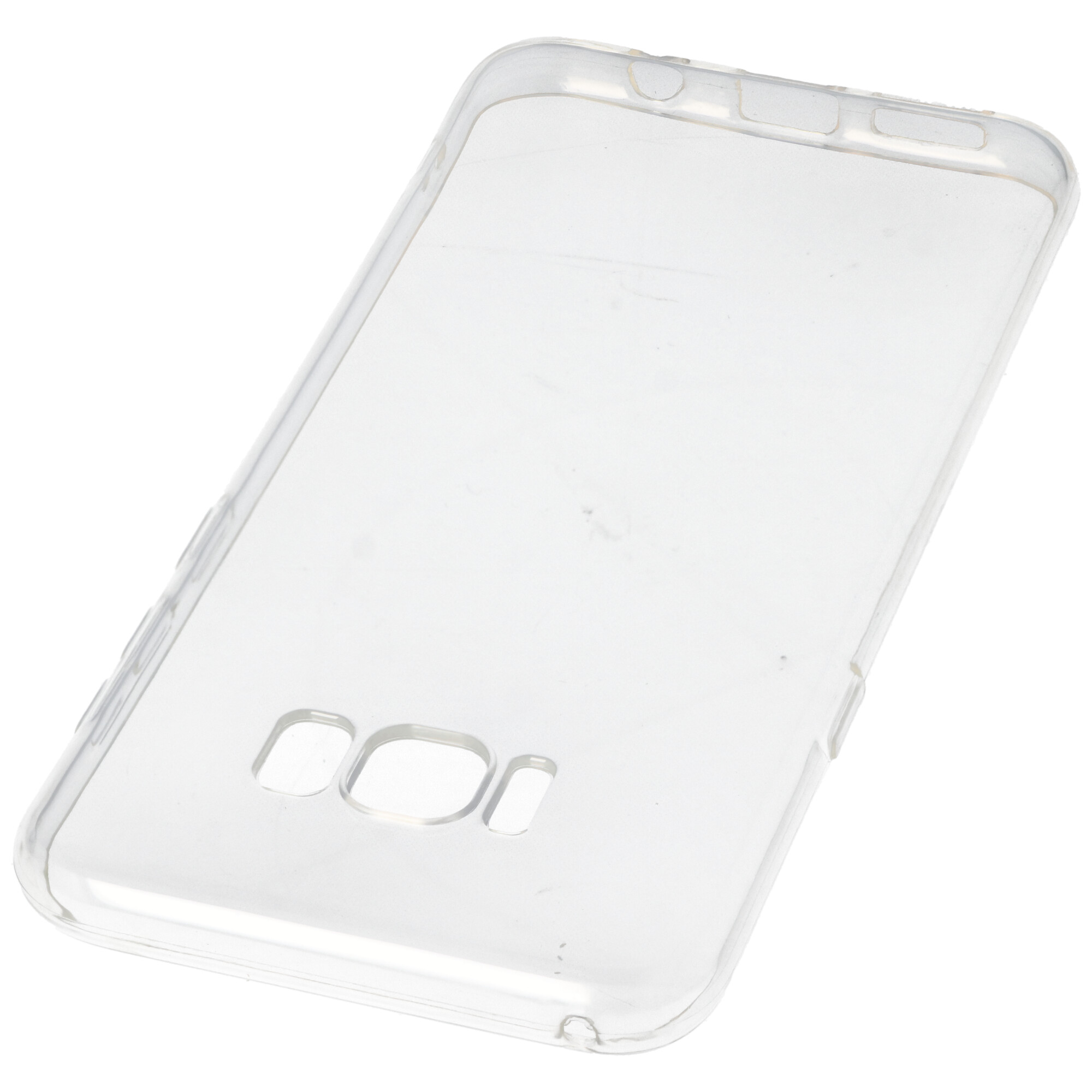 Hülle passend für Samsung Galaxy S8 Plus - transparente Schutzhülle, Anti-Gelb Luftkissen Fallschutz Silikon Handyhülle robustes TPU Case