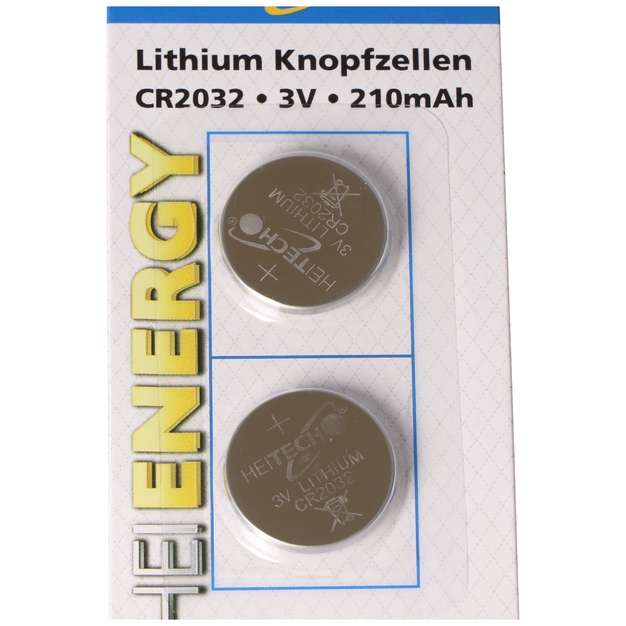 CR2032 Lithium Batterie im praktischen 2er-Set, Lithium Knopfzelle CR2032, 3V