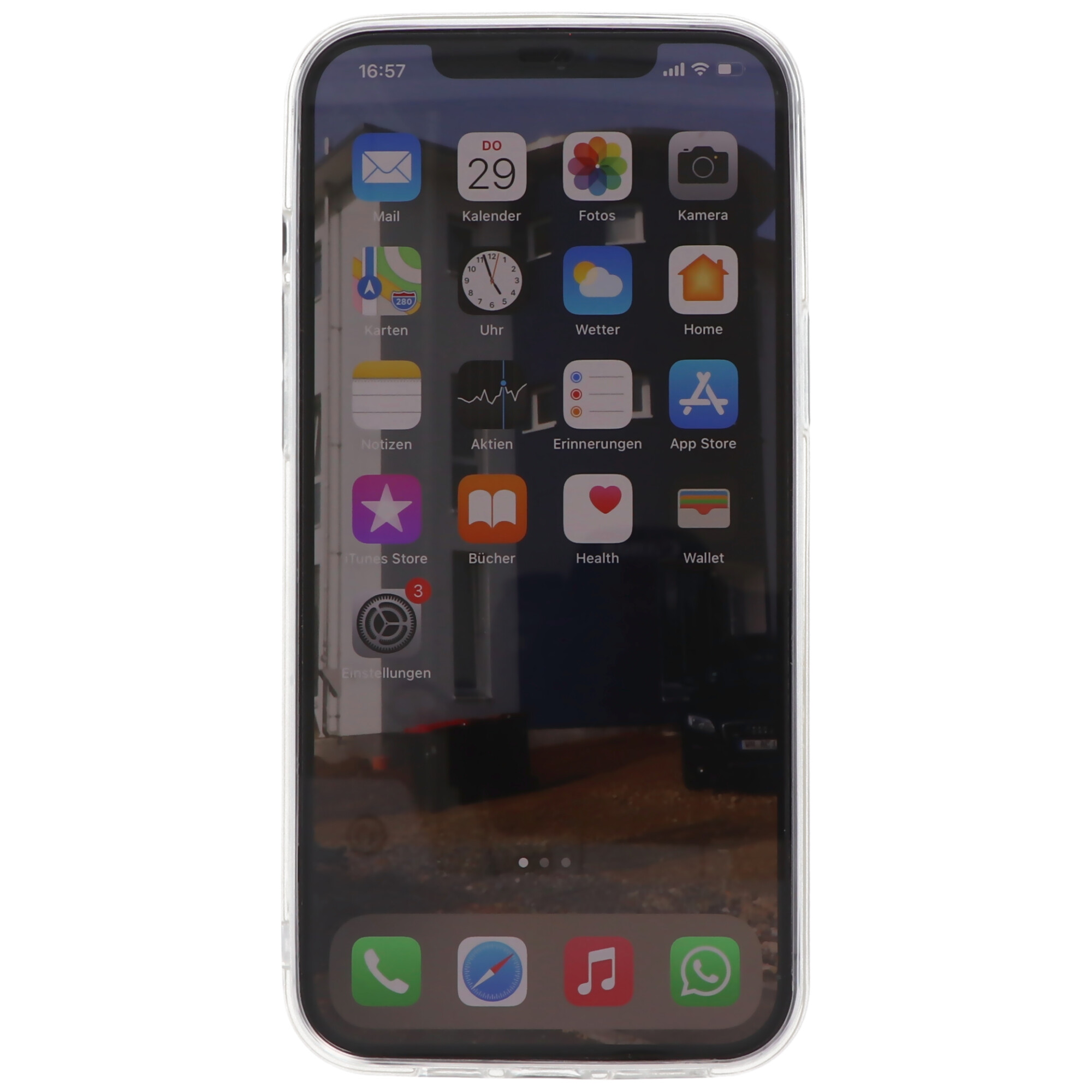 Hülle passend für Apple iPhone 12 Pro Max - transparente Schutzhülle, Anti-Gelb Luftkissen Fallschutz Silikon Handyhülle robustes TPU Case