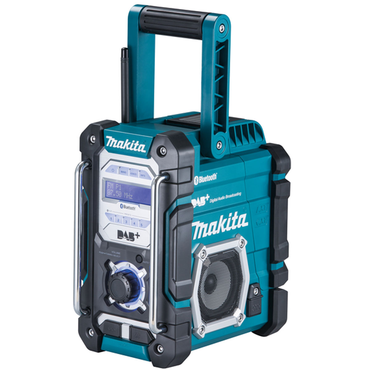 Makita Akku-Baustellenradio DMR112 Radio FM, DAB Plus, Bluetooth, ohne Akku und Ladegerät