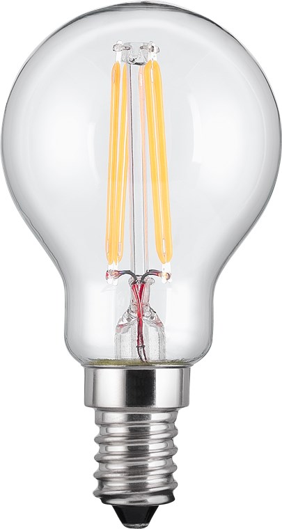 Goobay Filament-LED-Mini-Globe, 4 W - Sockel E14, warmweiß, nicht dimmbar