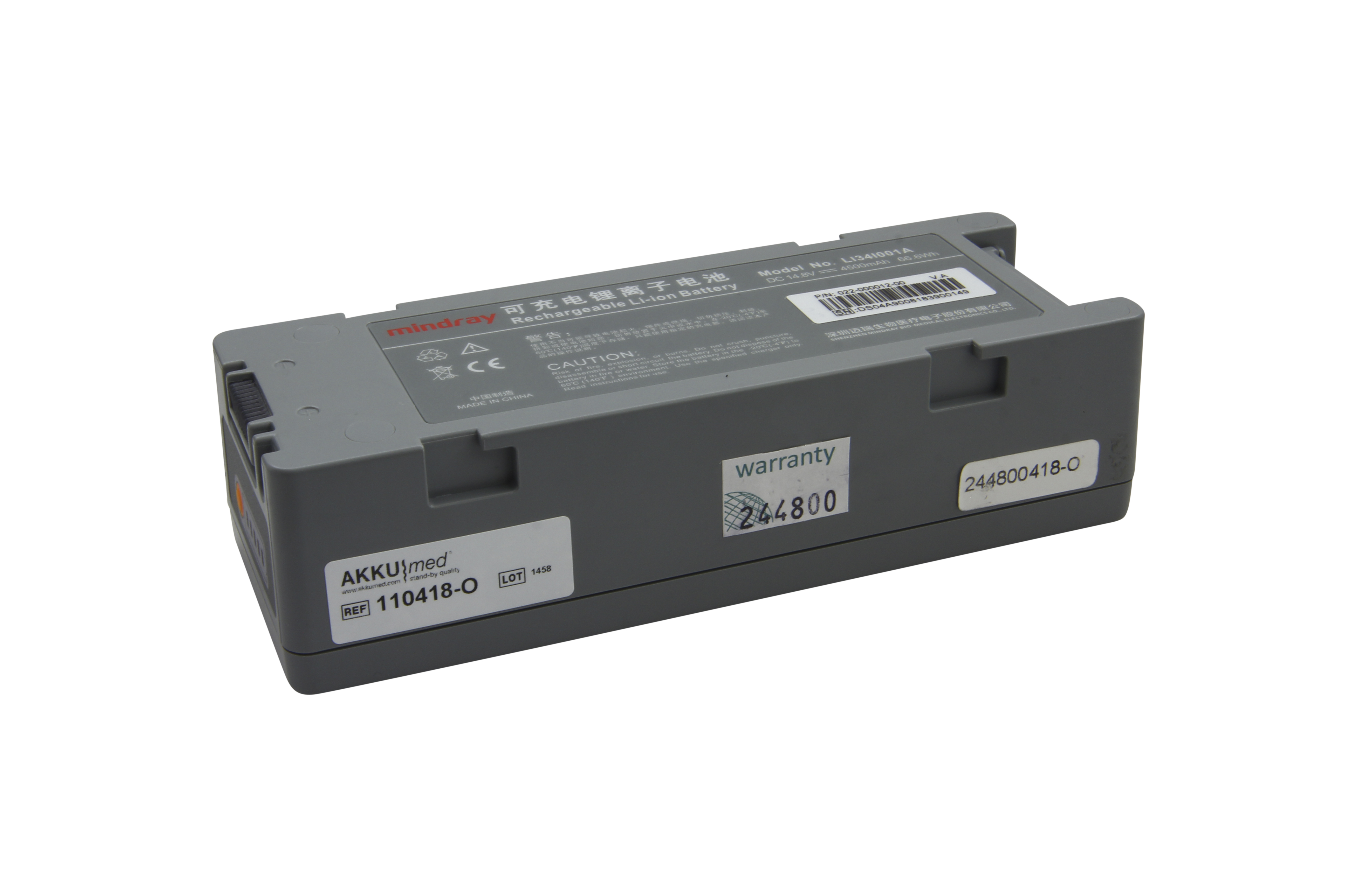Original Li Ion Akku Datascope Mindray BeneHeart D6 Defibrillator - Typ 022-000012-00