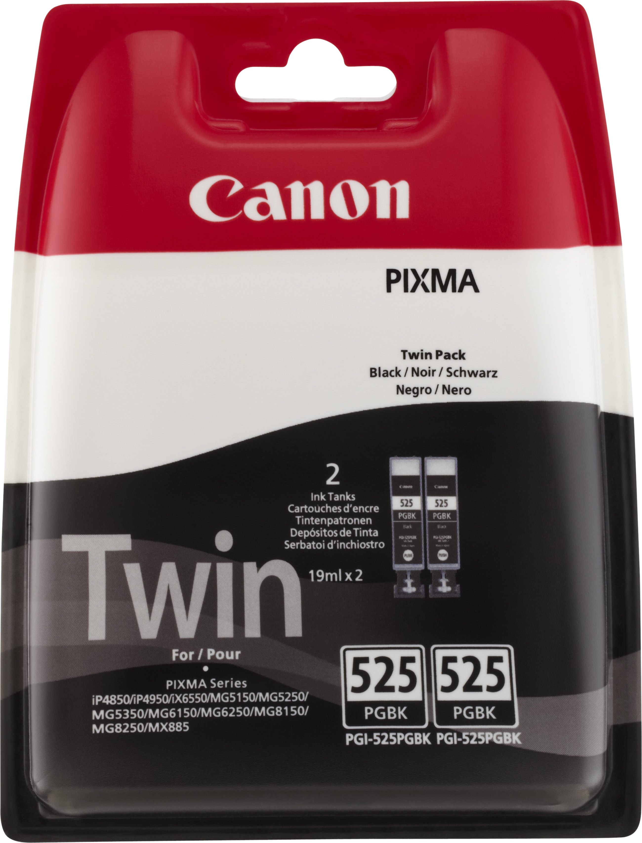 Canon Tinten Doppelpack PGI-525PGBK schwarz