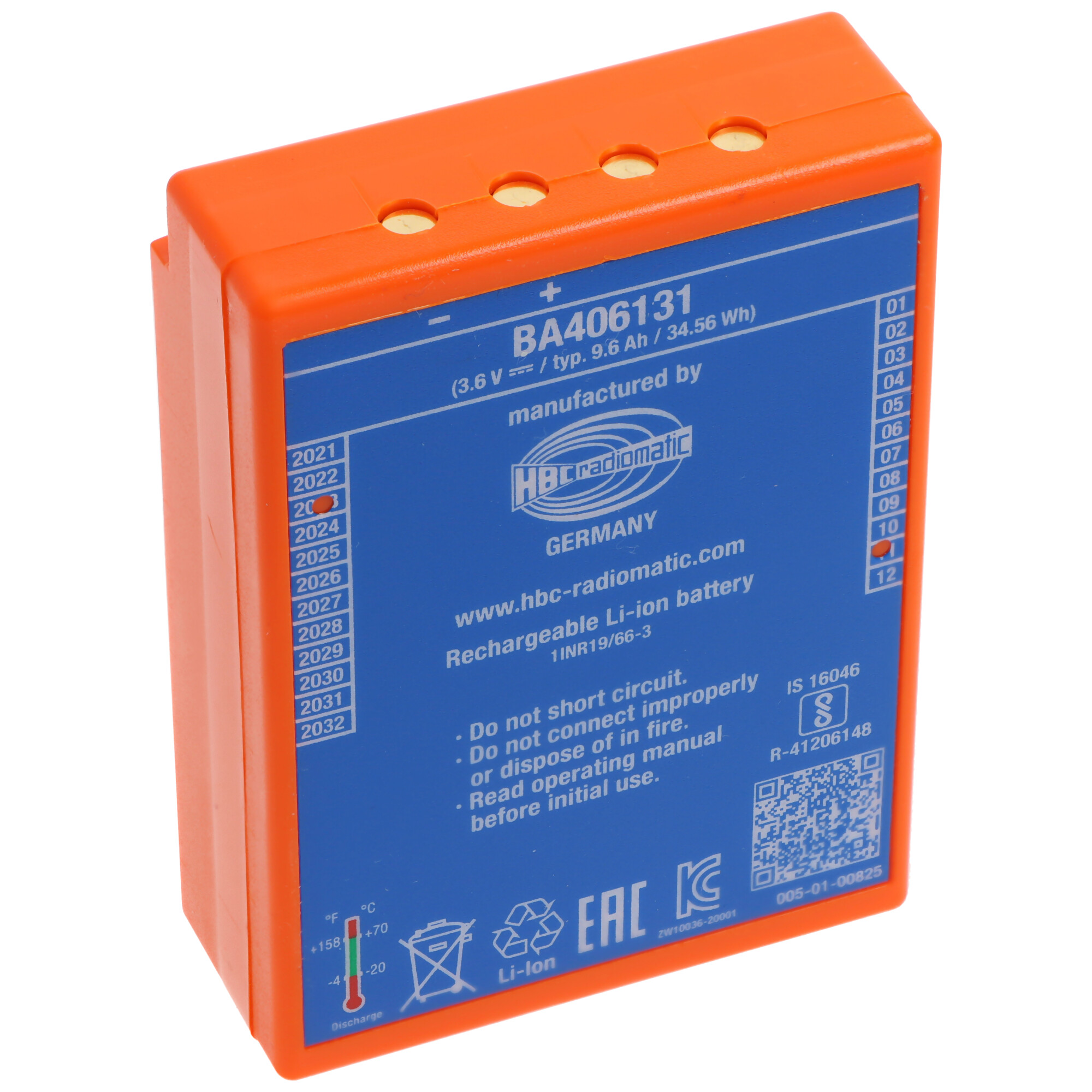 BA406130 Akku für HBC Funkfernsteuerung, BA406130 Originalakku mit 3,7 Volt Spannung und 9600mAh Kapazität