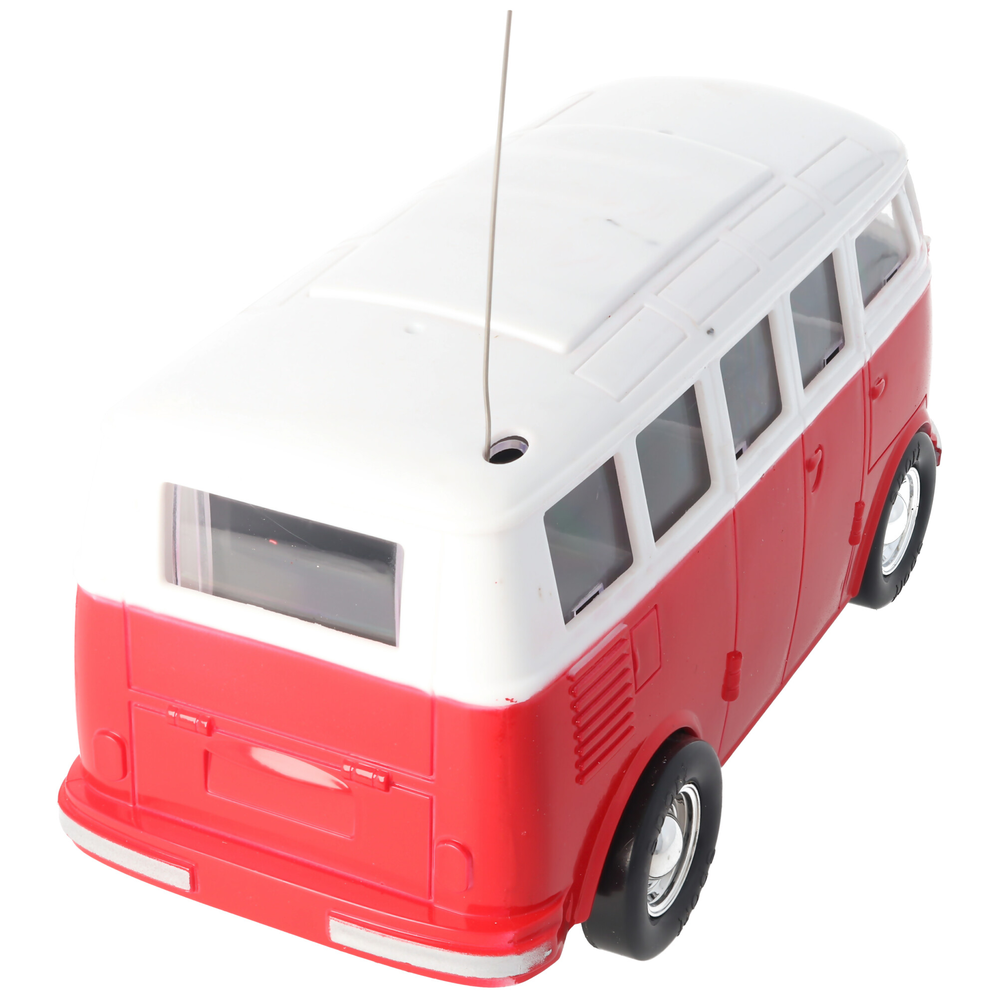 Retrobus Bulli RC-Model im Maßstab 1:24 Farbe rot inklusive 5 AA Mignon Batterien