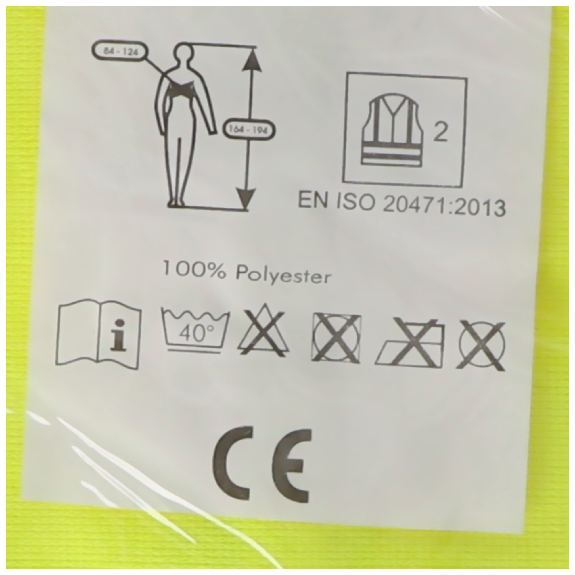 Warnweste Universalgröße EN ISO 20471 Gelb, Warnschutzweste, Warnschutz Bekleidung